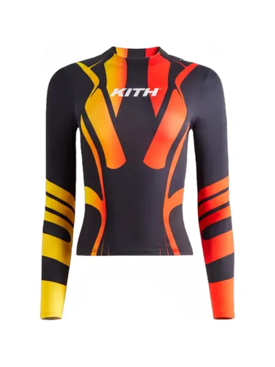Kith Valen Surge Logo-print Top In Black