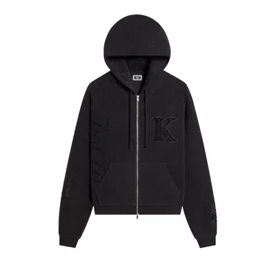 Pre-owned Kith Varsity Braxton Hoodie 'black' | Men's Size Xxl
