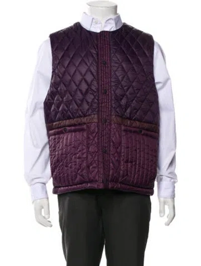 Pre-owned Kith Vest In Purple