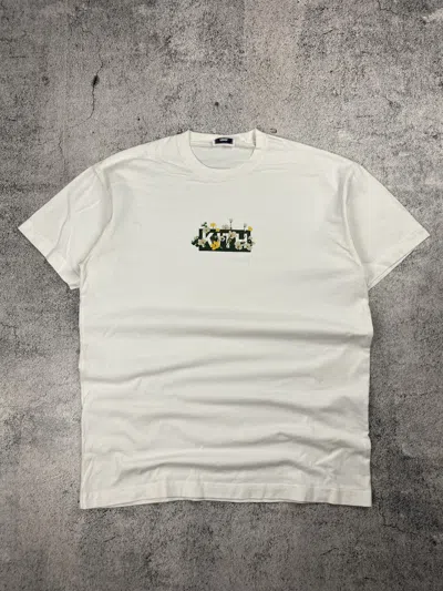 Pre-owned Kith Vintage  Big Box Y2k Logo Hype Tee In White