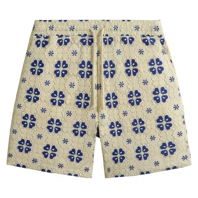 Pre-owned Kith Vintage Lace Lewis Short 'current' In Cream