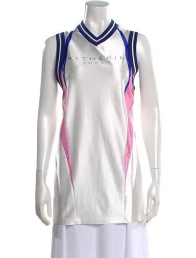 Pre-owned Kith V-neck Sleeveless Top In Multi