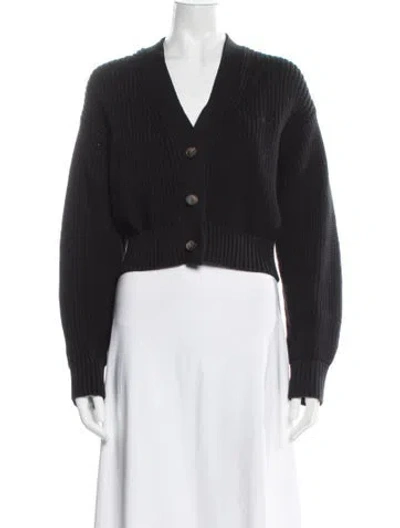 Pre-owned Kith V-neck Sweater In Black