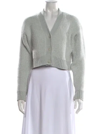 Pre-owned Kith V-neck Sweater In Green
