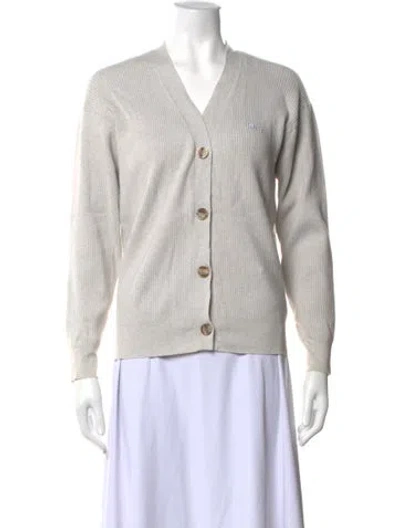 Pre-owned Kith V-neck Sweater In Neutrals