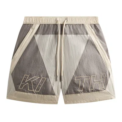 Pre-owned Kith Washed Nylon Turbo Short 'hallow' | Brown | Men's Size Xl