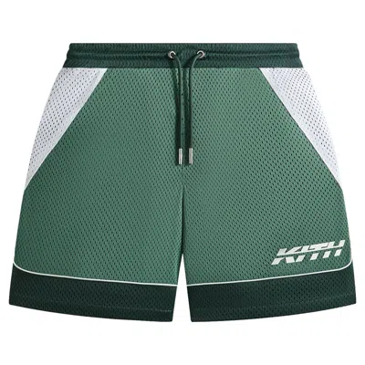 Pre-owned Kith Wesley Mesh Short 'feld' | Green | Men's Size M