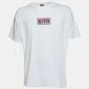 Kith White Logo Needlepoint Jersey T-shirt In Multi