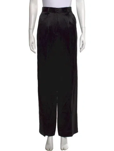 Pre-owned Kith Wide Leg Pants In Black