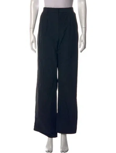 Pre-owned Kith Wide Leg Pants In Black