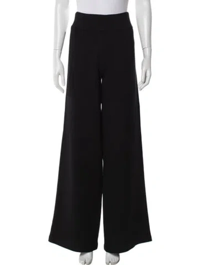 Pre-owned Kith Wide Leg Pants In Black
