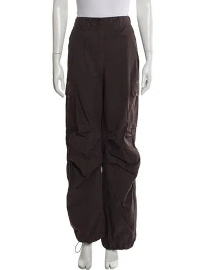 Pre-owned Kith Wide Leg Pants In Brown
