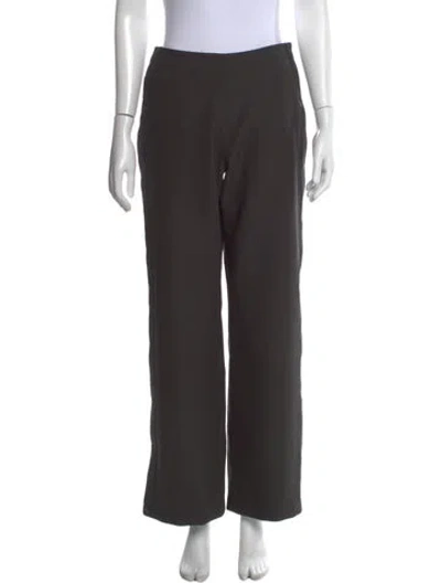 Pre-owned Kith Wide Leg Pants In Gray
