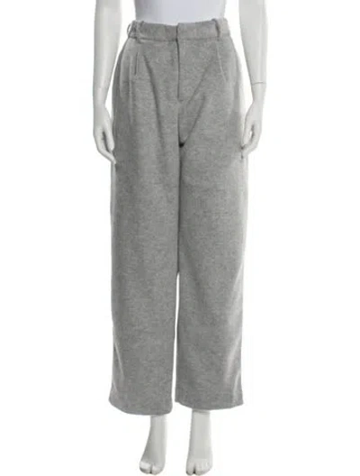 Pre-owned Kith Wide Leg Pants In Gray