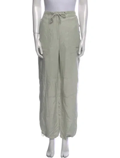 Pre-owned Kith Wide Leg Pants In Green