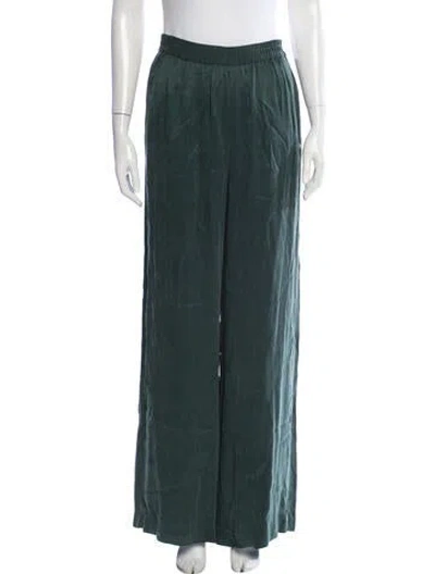 Pre-owned Kith Wide Leg Pants In Green