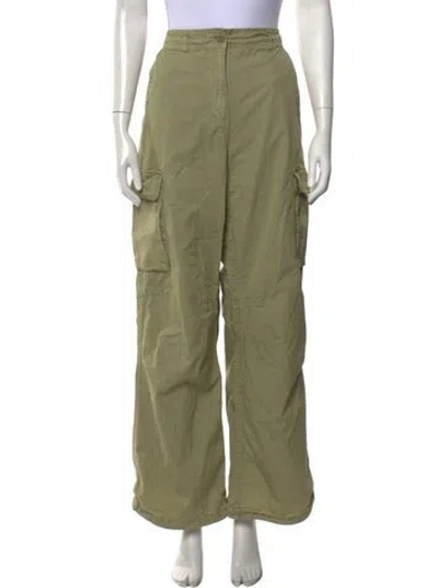 Pre-owned Kith Wide Leg Pants In Green