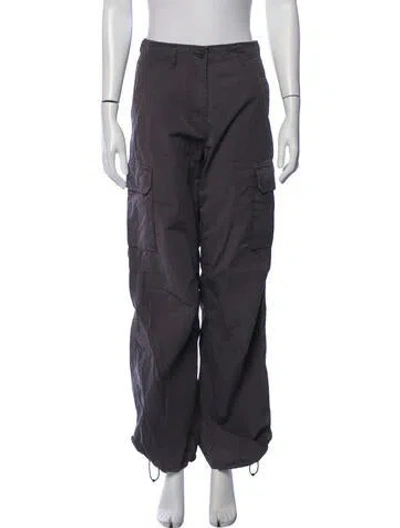 Pre-owned Kith Wide Leg Pants In Grey