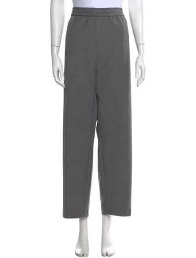 Pre-owned Kith Wide Leg Pants In Grey