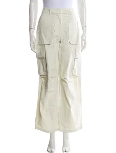 Pre-owned Kith Wide Leg Pants In Neutral