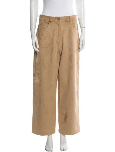Pre-owned Kith Wide Leg Pants In Neutral