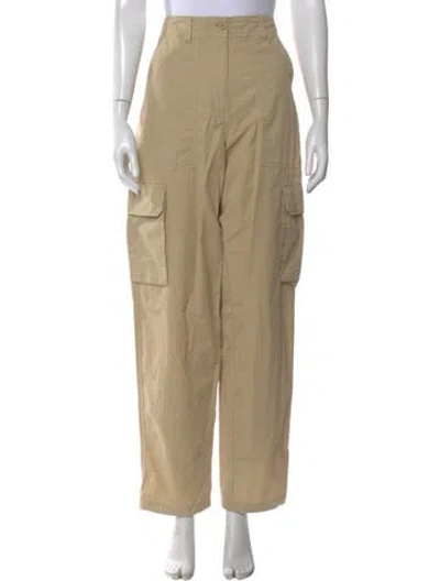 Pre-owned Kith Wide Leg Pants In Neutral