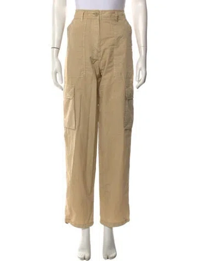 Pre-owned Kith Wide Leg Pants In Neutral