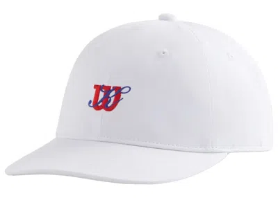 Pre-owned Kith Wilson Cap In White