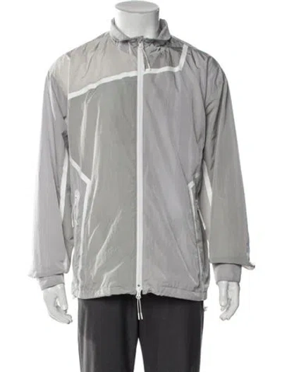 Pre-owned Kith Windbreaker In Gray