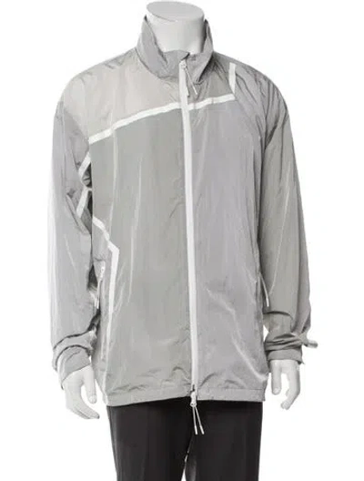 Pre-owned Kith Windbreaker In Gray