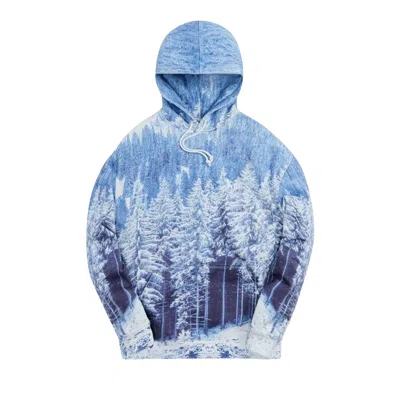 Pre-owned Kith Winter Forest Hoodie 'white' In Multi-color