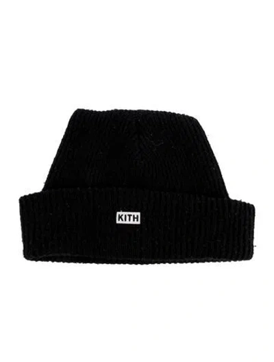 Pre-owned Kith Winter Knit Beanie In Black
