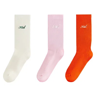Pre-owned Kith Women 3-pack Lightweight Modal Socks 'multi' | Multi-color | Women's Size Onesize In Multicolor