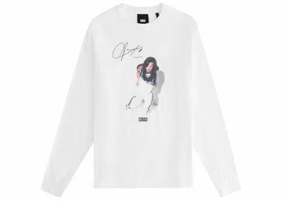 Pre-owned Kith Women Aaliyah One In A Million Sonoma Long Sleeve Tee Shirt In White