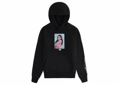 Pre-owned Kith Women Aaliyah Rock The Boat Jane Hoodie In Black