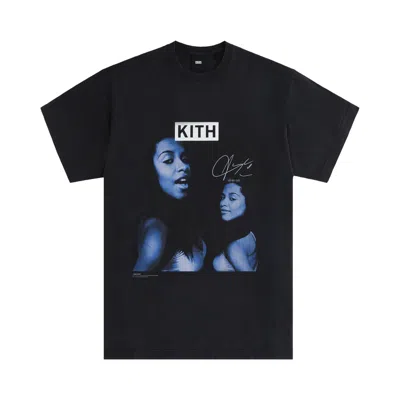 Pre-owned Kith Women For Aaliyah Are You That Somebody Vintage Tee 'black' | Men's Size Xl