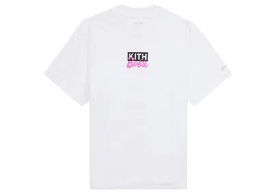 Pre-owned Kith Women For Barbie Mei Tee Shirt In White