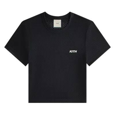 Pre-owned Kith Women Mulberry Ii Mesh Tee 'black' | Women's Size L