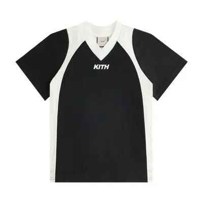 Pre-owned Kith Women Nicci Ii Paneled Mesh Tee 'black' | Women's Size M