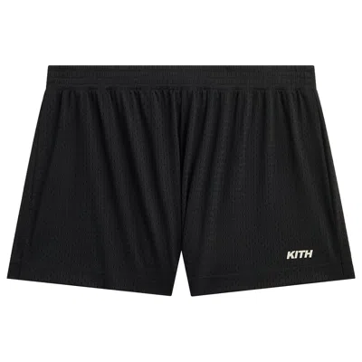 Pre-owned Kith Women Nilah Ii Mesh Shorty 'black' | Women's Size L