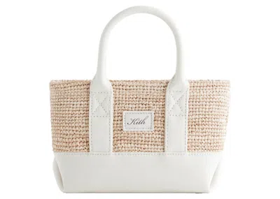 Pre-owned Kith Women's Noemi Crochet Raffia Tote In Vital