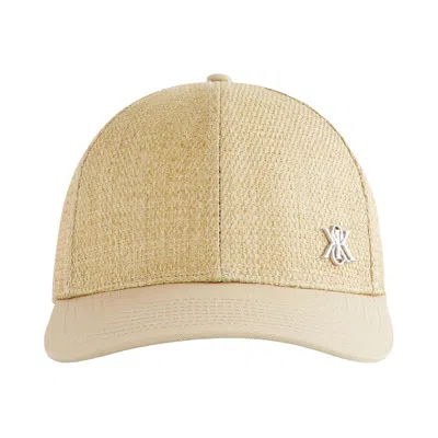 Pre-owned Kith Women Raffia Classic Cap 'radiant' | Tan | Women's Size Onesize