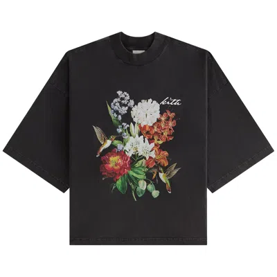 Pre-owned Kith Women Ruben Bouquet Floral Tee 'black' | Women's Size Xxl