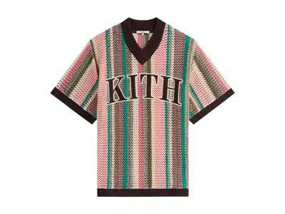 Pre-owned Kith Women's Spencer Ii Crochet Jersey In Protea