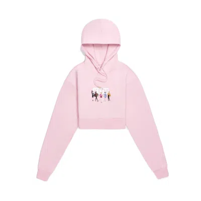 Pre-owned Kith Women X Sailor Moon Alexa Cropped Hoodie In Pink
