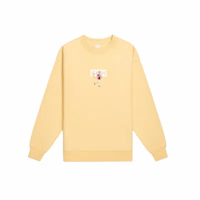 Pre-owned Kith Women X Sailor Moon Cris Crewneck Sweatshirt In Yellow