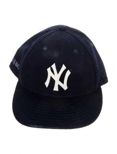 Pre-owned Kith Wool Baseball Cap In Blue