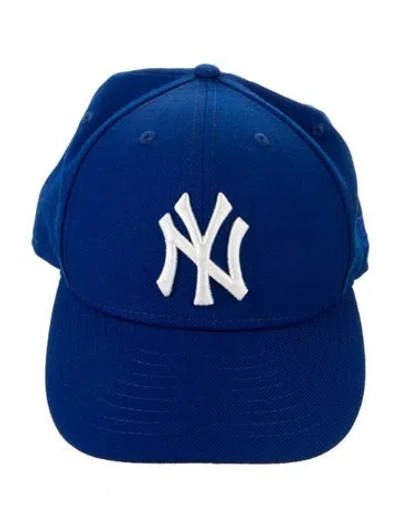Pre-owned Kith Wool Baseball Hat In Blue