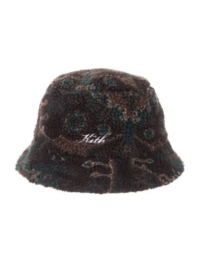 Pre-owned Kith Wool Bucket Hat In Brown