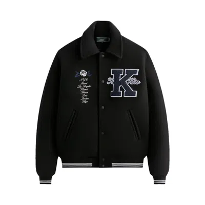 Pre-owned Kith Wool Coaches Jacket 'black' | Men's Size S
